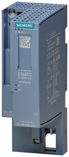 SIMATIC ET 200SP HA PROFINET interface module IM155-6 PN max. 56 I/O - 6DL1155-6AU00-0PM0