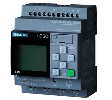 Controller; Logic; LOGO! 8; 230RCE; Display; 8DI; 4DO; 400 Blocks (SII) - 6ED1052-1FB00-0BA8