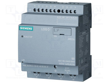 Siemens Logo! 24RCEO, 8DI/4DO, 400 Blocks - 6ED1052-2HB00-0BA8