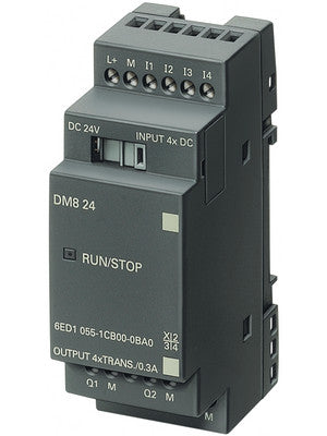 LOGO! AM2 AQ, Input Voltage 12/24 VDC, 2 Analog Outputs (0-10 VDC, 0/4-20 mA) - 6ED1055-1MM00-0BA1