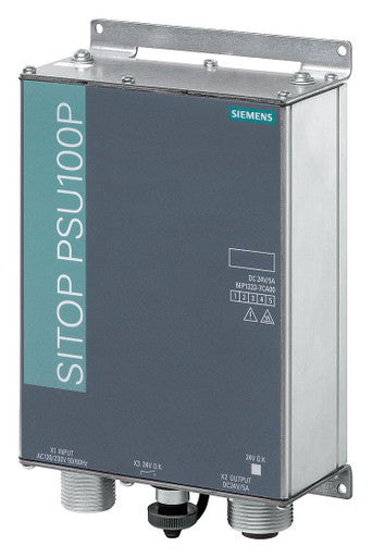 Siemens 6EP1333-7CA00 Power Supply, 24VDC Output, 5 Amps, 110-120, 230-240VAC Input, 133 Watts - 6EP13337CA00