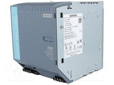 VDC Input voltage: 85-132 VAC / 170-264 VAC Input voltage, nominal: 100 / 240 VAC Output voltage 1, nominal: 24 VDC Outputs: 1 Phases: 1 Efficiency: 90 % Power: 480 W - 6EP1336-2BA10