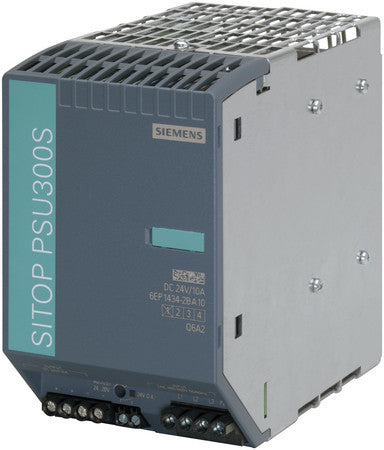 Siemens 6EP1434-2BA10 Power Supply, 24VDC Output, 10 Amps, 460-480VAC Input, 240 Watts - 6EP1434-2BA10