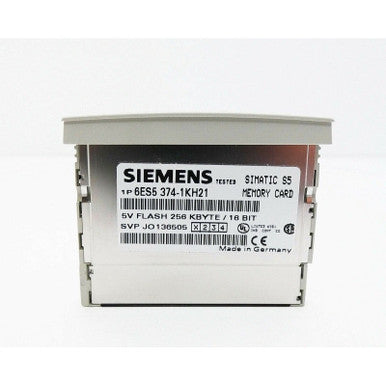 SIMATIC S5, memory cards Short design 5V only Flash-EPROM, 256 KB - 6ES5374-1KH21