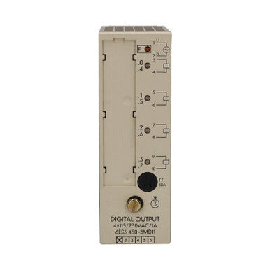 SIMATIC S5, Digital output 450 Isolated for S5-90U/-95U/-100U, ET 100U, ET 200U 4 Outputs 115/230 V AC; 1A Product family Not - 6ES5450-8MD11