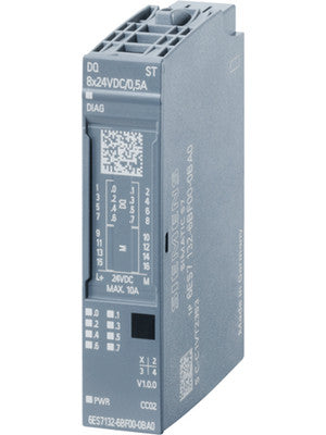 I/O Module Operating temperature: 0...+60 Â°C Operating voltage: 24 VDC No. of transistor outputs: 8 - 6ES71326BF000BA0