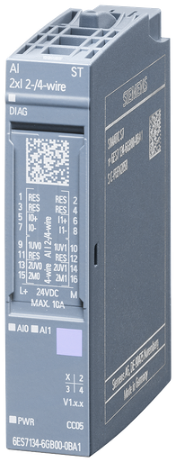 Analog Input Module, 2 I/P, 24Vdc - 6ES71346GB000BA1