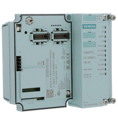 SIMATIC DP; PROFINET Interface module; Integrated switch; incl. termination module - 6ES71544AB100AB0
