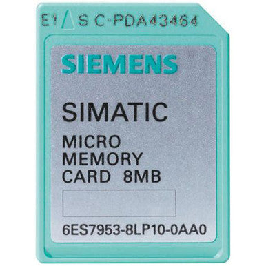 PLC Expansion Module Memory Card 24 V dc Memory 2 MB - 6ES79538LL200AA0