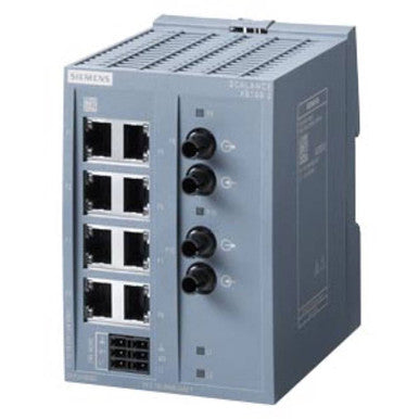 ETHERNET SWITCH, INDUSTRIAL, UNMANAGED,8 RJ45,10/100 MBIT/S,2 MULTIMODE BFOC PORTS - 6GK51082BB002AB2