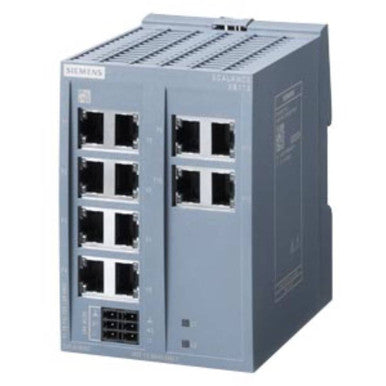 SCALANCE XB112 unmanaged IE switch 12x 10/100 Mbit/s RJ45 ports - 6GK51120BA002AB2
