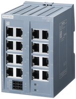 SCALANCE XB116 unmanaged IE switch 16x 10/100 Mbit/s RJ45 ports - 6GK51160BA002AB2