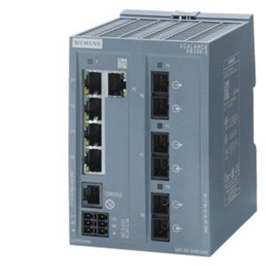 Siemens 6GK52053BD002TB2, Scalance Xb205-3 Sc Manageable Layer 2 Ie-Switch 5X 10/100 Mbits/S Rj45 Ports 3X Mm Fo Sc-Port 1X Console Port Diagnostics - 6GK52053BD002TB2