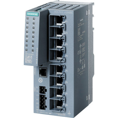 SCALANCE XC208EEC manageable Layer 2 IE switch IEC 62443-4-2 certified - 6GK5208-0BA00-2FC2