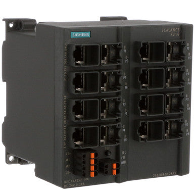 16 RJ45 port DIN Rail; Wall Mount Ethernet Switch; 10/100Mbit/s - 6GK52160BA002AA3