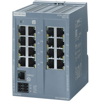 SCALANCE XB216 managed Layer 2 IE switch 16X 10/100 Mbit/s RJ45 ports - 6GK52160BA002AB2