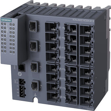 SCALANCE XC224-4C G manageable Layer 2 IE switch IEC 62443-4-2 - 6GK52244GS002AC2