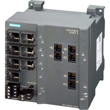 Ethernet Switch, Managed, 7 Port, 3 Mm Sc 7 RJ45, 24 VDC, 6GK Series - 6GK53073BL102AA3
