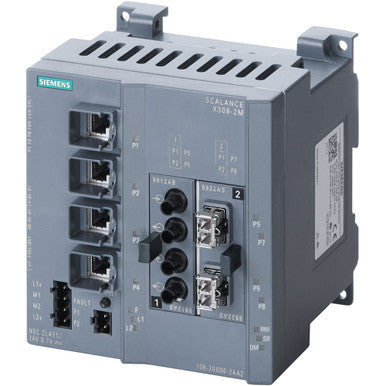 Scalance X308-2LH, Managed Plus Ie Switch, 2X 1000 Mbit/s Sm Sc, 1X 10/100/1000 Mbit/s, 7X 1 - 6GK53082FN102AA3