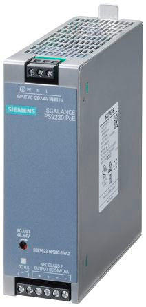 Scalance PS9230 Poe Power Supply For Power-over-ethernet, Input: 120/230 V AC, Output: 54 V - 6GK59230PS003AA2