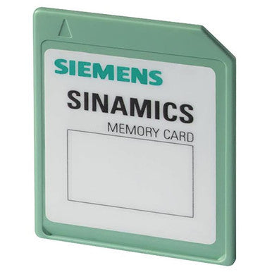 SD Card; Memory Card; 512MB; Green; Empty; 3.53 oz (100g); SINAMICS V20 Series - 6SL3054-4AG00-2AA0
