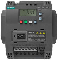 Siemens Basic Converter, Integrated Filter, 4KW, 380-480 V, 3 AC, -15/+10%, 47-63HZ Rated Power - 6SL3210-5BE24-0CV1