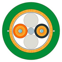 Simatic NET FO Standard CABLE 50/125, PREASSEMBLED with 2X2 BFOC CONNECTORS, LENGTH 0.5 M - 6XV18733AH05