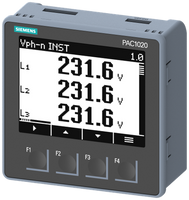 . V = 100 / Operating Voltage Max. V = 250 / Number of Phases = 3 / Mounting Type = Panel Mount / Interface Type = MODBUS RTU / Display Type = LCD - 7KM10200BA011DA0