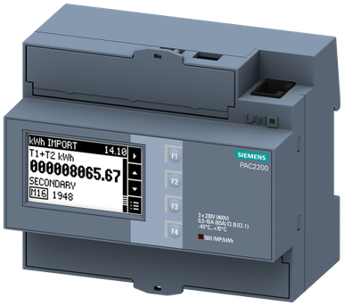 Siemens 7KM2200-2EA40-1JA1 SENTRON meter 3-phase Modbus MID - 7KM22002EA401JA1