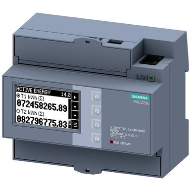Current Measuring Range = 5 A / Voltage Measuring Range = 400 V / Frequency Range Min. Hz = 45 / Frequency Range Max. Hz = 65 / Operating Voltage Max - 7KM2200-2EA30-1EA1