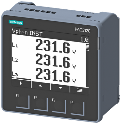Current Measuring Range = 5 A / Voltage Measuring Range = 690 V / Frequency Range Min. Hz = 45 / Frequency Range Max. Hz = 65 / Operating Voltage Min - 7KM31201BA011EA0