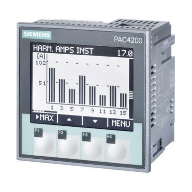 SENTRON, measuring device, 7KM PAC4200, LCD, L-L: 690 V, L-N: 400 V, 5 A, 3-phase, Modbus TCP, optional Modbus RTU / PROFINET / PROFIBUS / DI/DO - 7KM42120BA002AA0