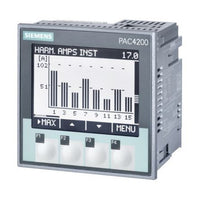 SENTRON, measuring device, 7KM PAC4200, LCD, L-L: 690 V, L-N: 400 V, 5 A, 3-phase, Modbus TCP, optional Modbus RTU / PROFINET / PROFIBUS / DI/DO - 7KM42120BA002AA0