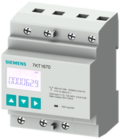 Siemens 7KT1671 Meter SENTRON PAC1600 3-phase 400V L-L 80A DIN rail - 7KT1671