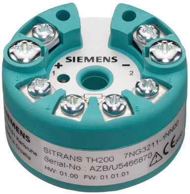 Siemens Temperature Transmitter Sitrans TH200 For Installation in Connection Head, Type B - 7NG3211-1NN00