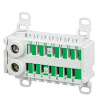 ALPHA 400-ZS PE terminal 14-pole 2x 14 mm2 screw terminals - 8GS4034-2