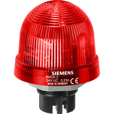 Built-in Luminaire, Flashing, 24VDC, Red - 8WD5320-5DB