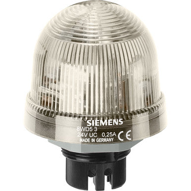 Integrated Signal Lamp, Continuous Light, With Integrated Led, Clear, 24 V Ac/dc, Diameter 7 - 8WD53205AE