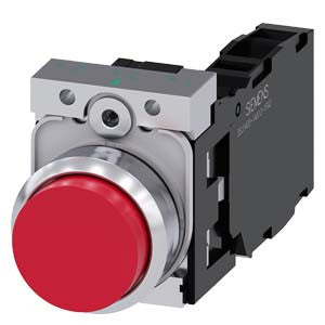 Siemens Industry Inc Pushbutton Red - A6X30143087