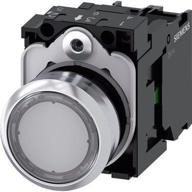 Siemens Industry Inc Illuminated Pushbutton Clear - A6X30143309