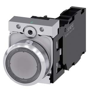 Siemens Industry Inc Illuminated Pushbutton Clear - A6X30143318