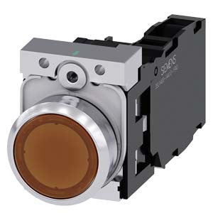 Siemens Industry Inc Illuminated Pushbutton Amber - A6X30143417