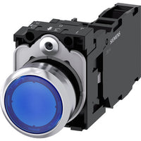 Siemens Industry Inc Illuminated Pushbutton Blue - A6X30144322