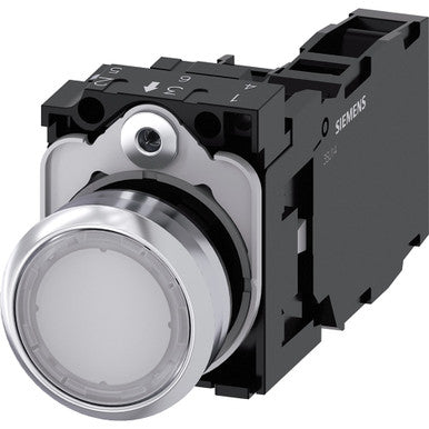 Siemens Industry Inc Illuminated Pushbutton White - A6X30144437