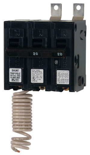 Miniature Circuit Breaker, BL Series, 20A, 2 Pole, 120/240V AC, 10kA at 120/240V AC - B22000S01