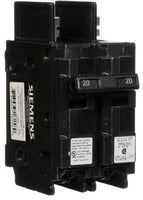Miniature Circuit Breaker, BQH Series, 20A, 2 Pole, 120/240V AC, 22kA at 120/240V AC - BQ2B020H