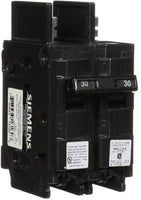 Miniature Circuit Breaker, BQH Series, 30A, 2 Pole, 120/240V AC, 22kA at 120/240V AC - BQ2B030H