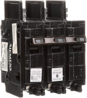 Miniature Circuit Breaker, BQH Series, 100A, 3 Pole, 240V AC, 22kA at 240V AC - BQ3B100H