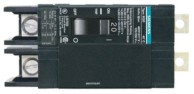 Miniature Circuit Breaker, BQD Series, 20A, 2 Pole, 480V AC, 14kA at 480V AC - BQD220