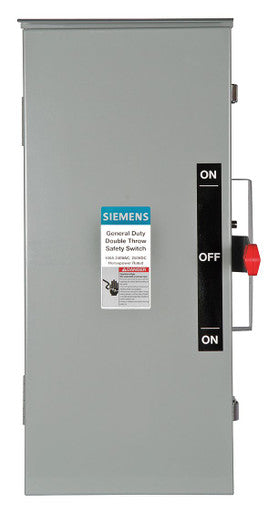 Siemens DTGNF323NR, 100A, 3P, 240V, 4W, Gd Dt Type 3R - DTGNF323NR